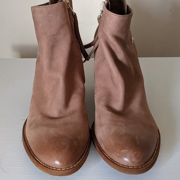 Sam Edelman Mariella Suede Leather Heeled Ankle Booties - Picture 5 of 10